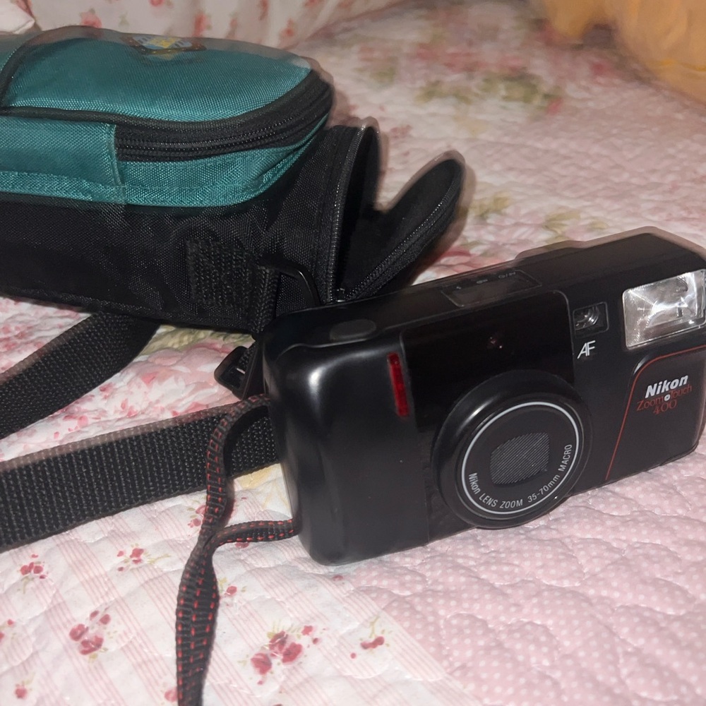 Nikon Black Camera with Case